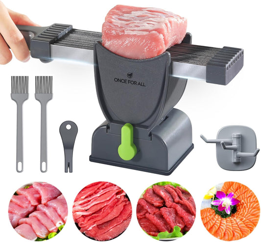 Fresh Meat Slicer & Cleaver Knife Set for Slicing and Shredding