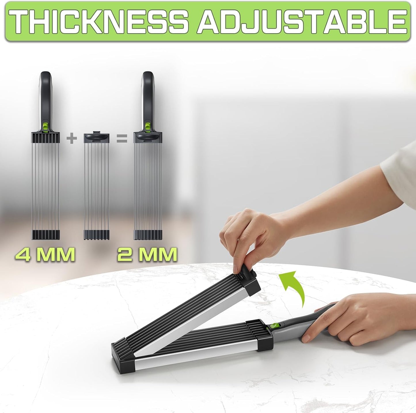 Fresh Meat Slicer & Cleaver Knife Set for Slicing and Shredding