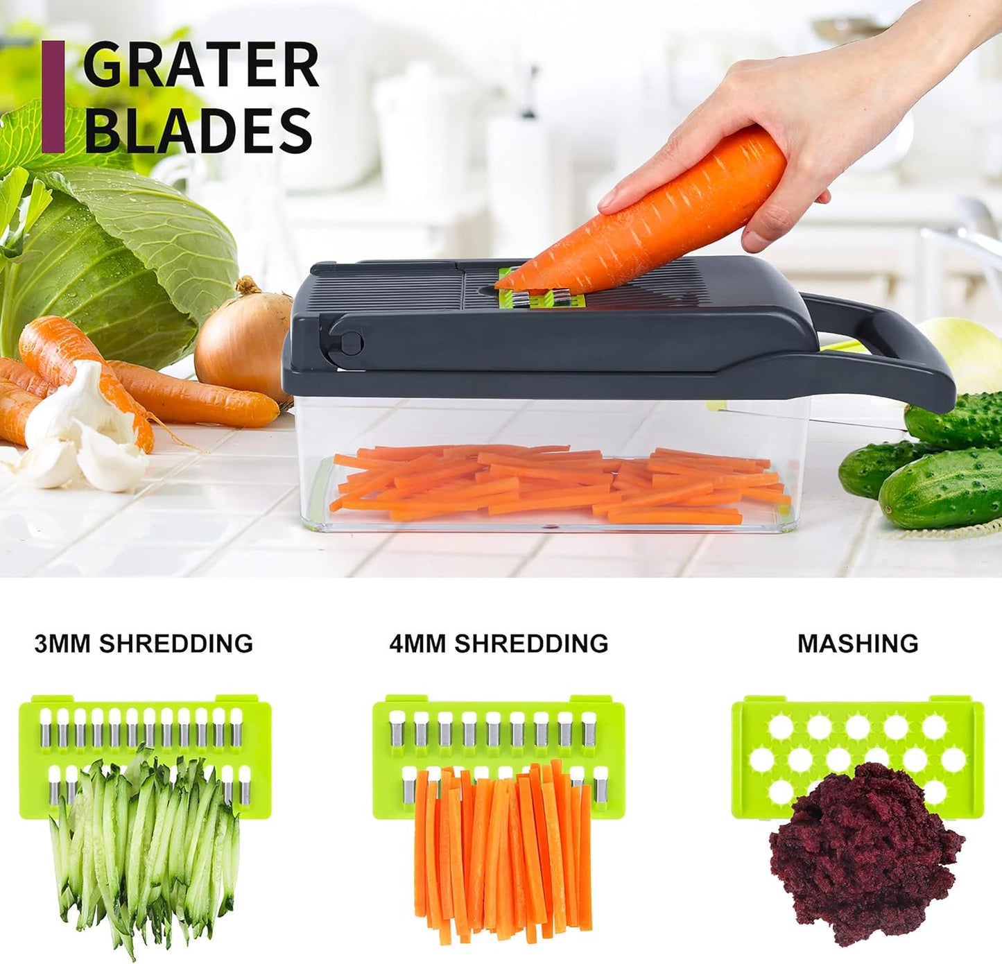 Vegetable Chopper & Mandoline Slicer