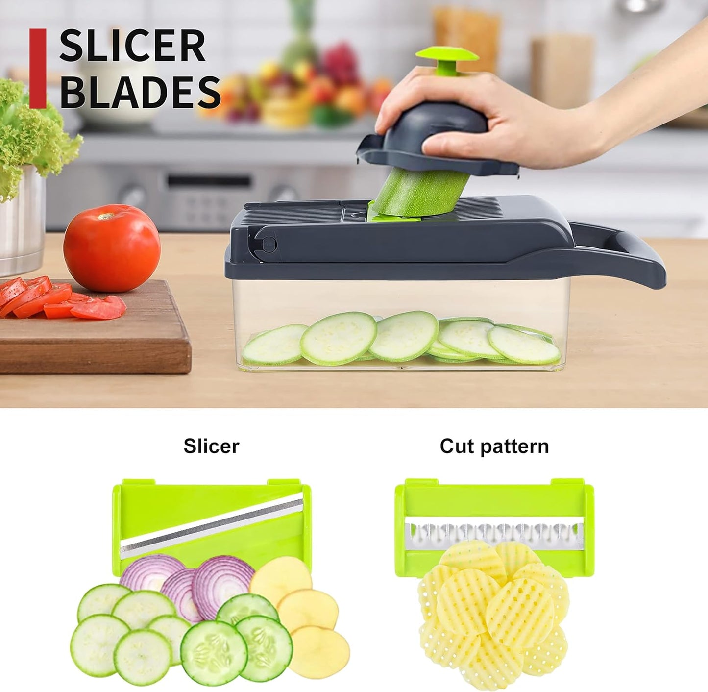 Vegetable Chopper & Mandoline Slicer