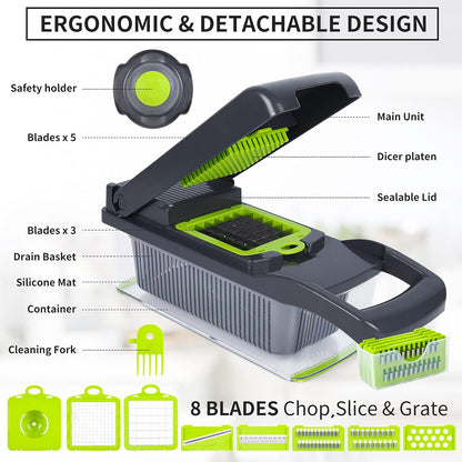 Vegetable Chopper & Mandoline Slicer
